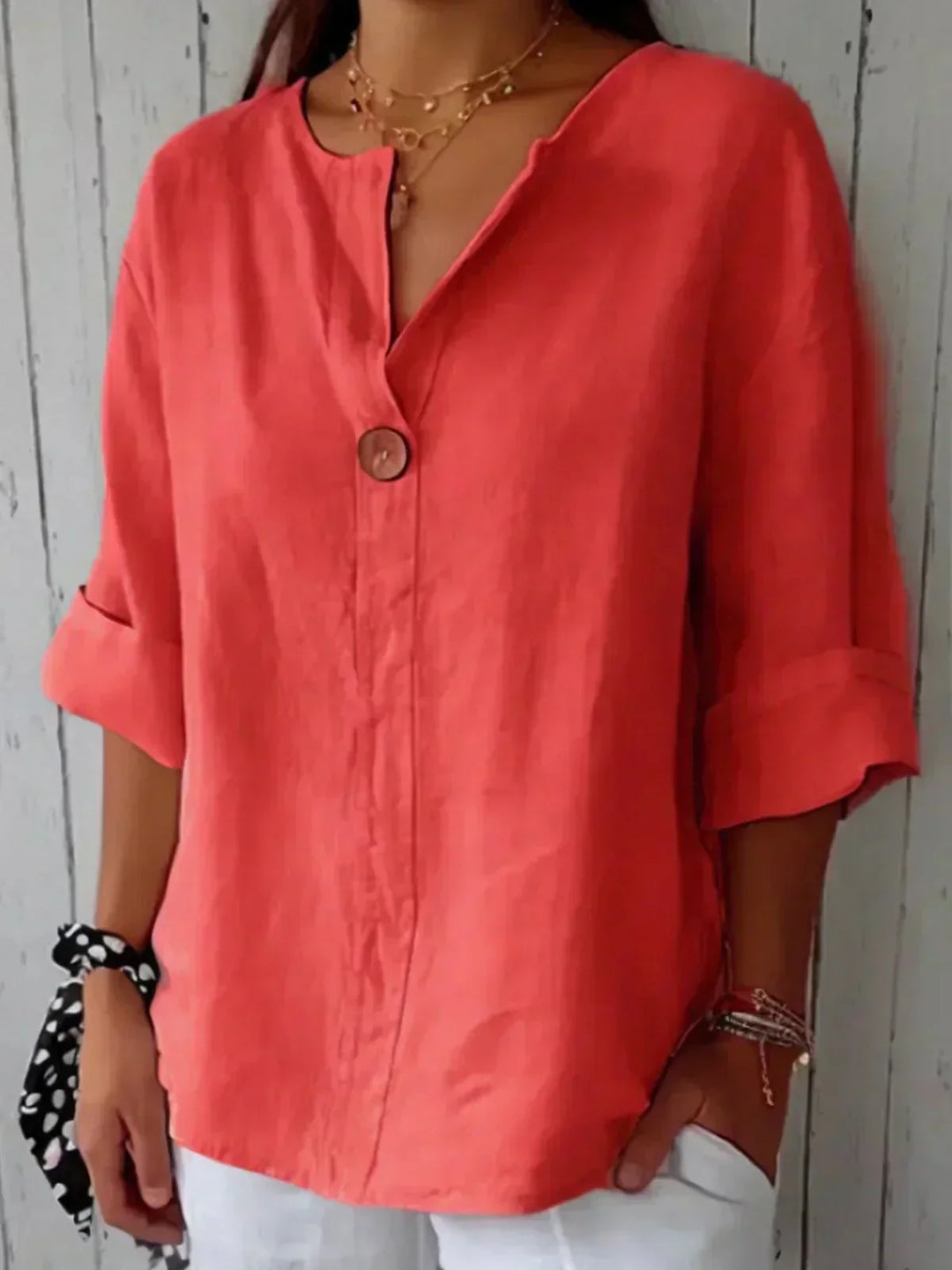 Noelia | Coastal Ease Blouse