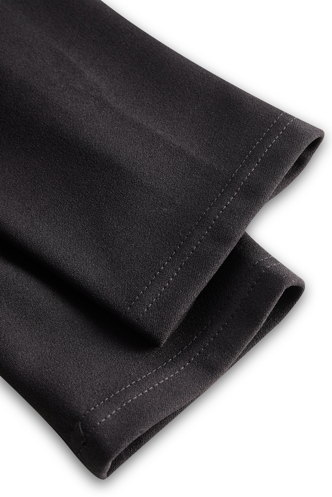 Corinne | Black Faux-Wrap Pencil Dress