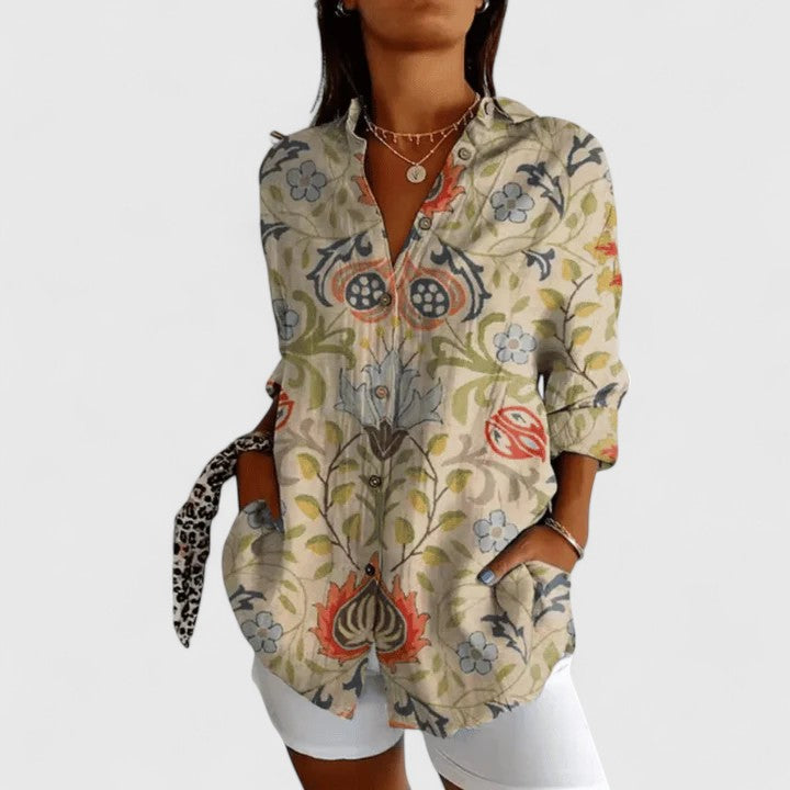 Flora | Chic Floral Blouse