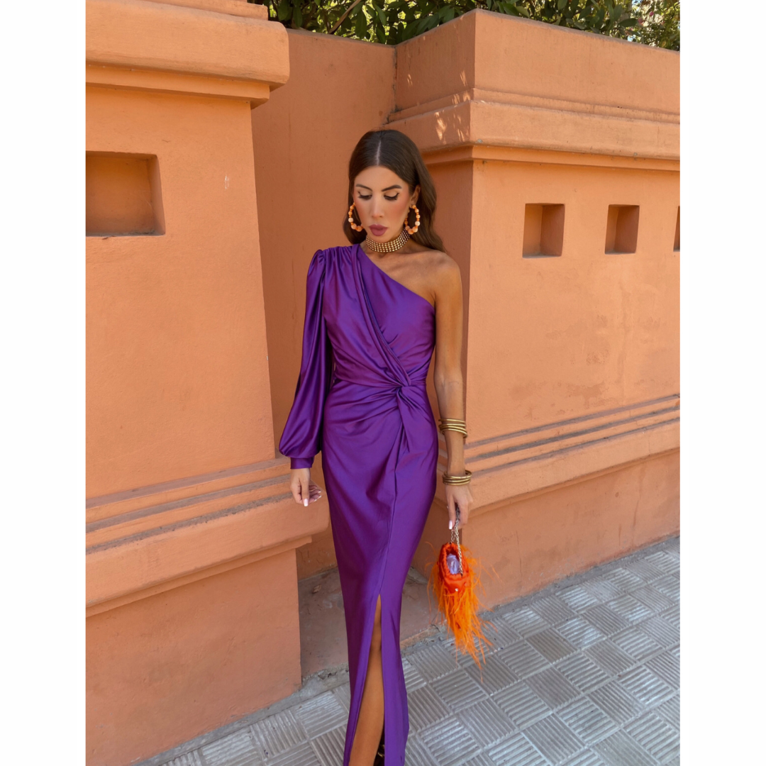 Callista | Sculpted Drape Gown