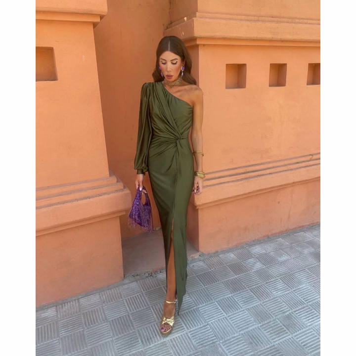 Callista | Sculpted Drape Gown