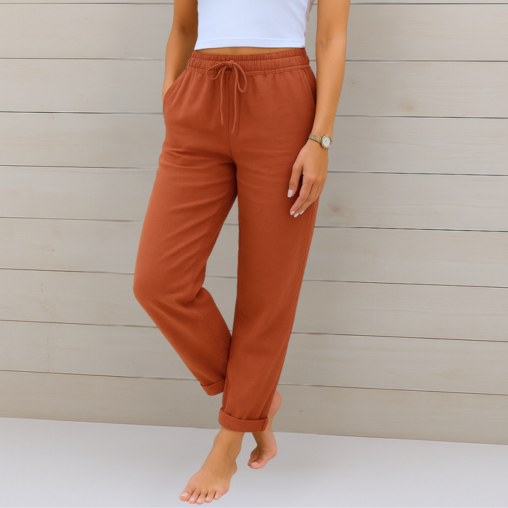 Breezy | Premium Stretch Linen Trousers