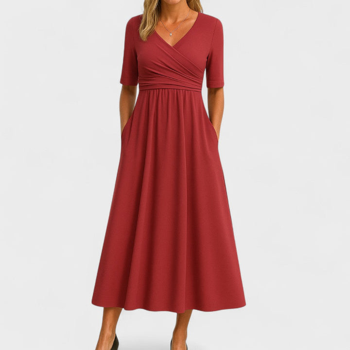 Malène | Everyday Wrap Midi Dress