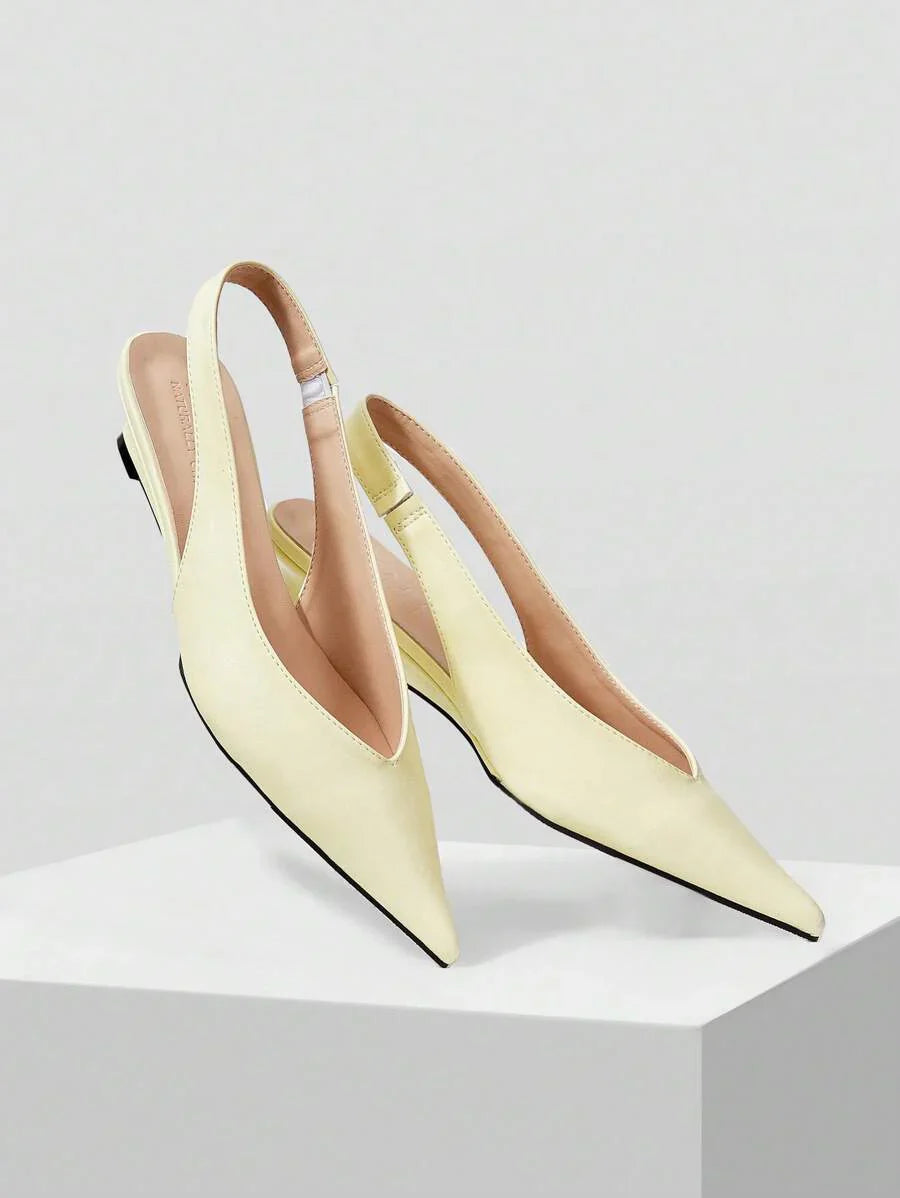 Léonie | Minimal Slingback Flats