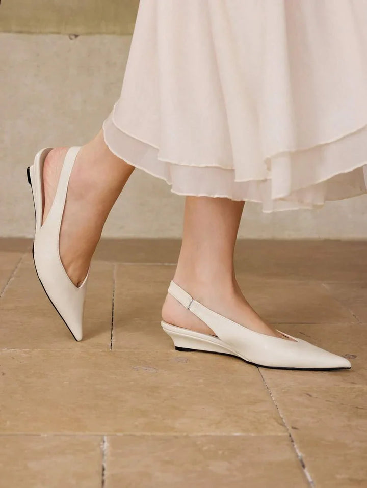Léonie | Minimal Slingback Flats