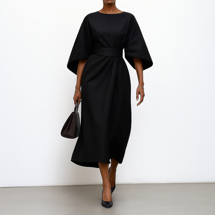 Elowyn | Batwing-Sleeve Maxi Dress