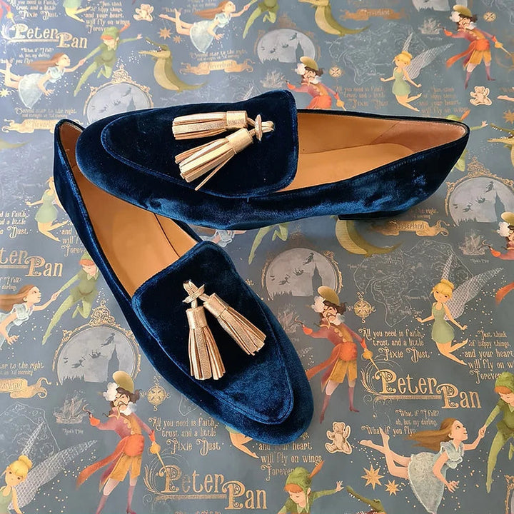 Isolde Royale | Midnight Velvet Loafers