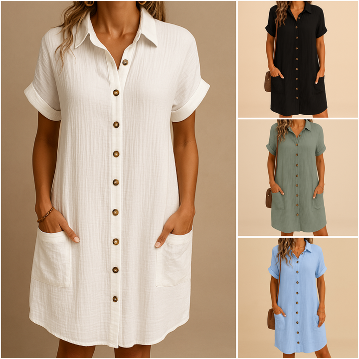 Amara | Sunlit Shirt Dress