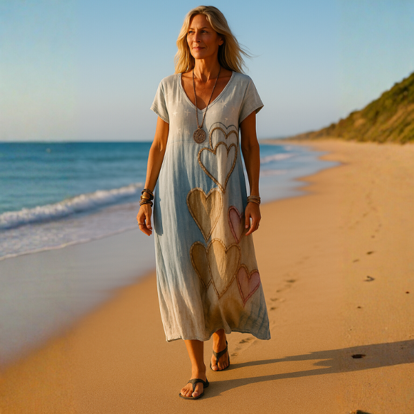 Odette | Romantic Heart Maxi Dress