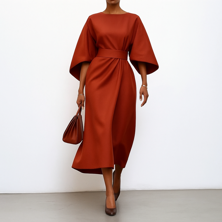 Elowyn | Batwing-Sleeve Maxi Dress