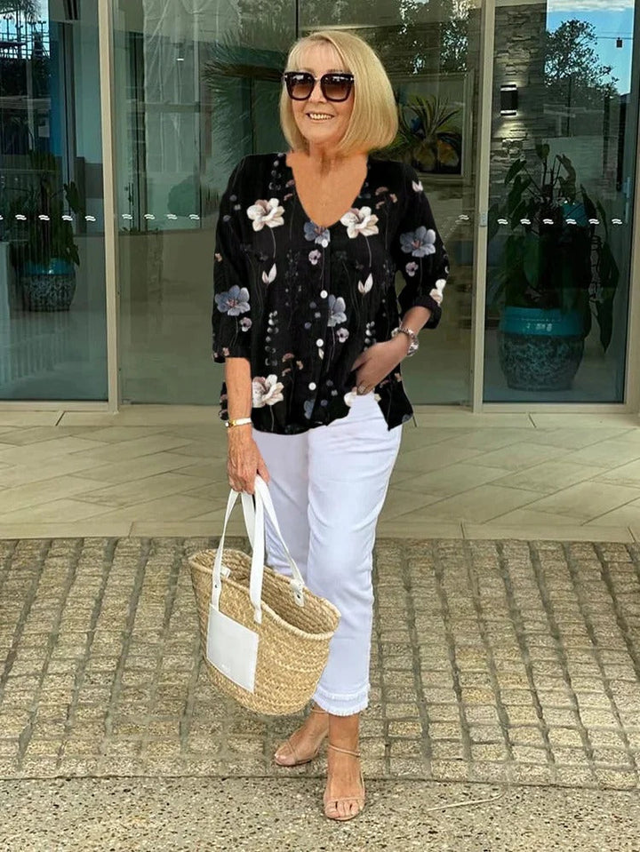 Nerina | Coastal Ease Blouse