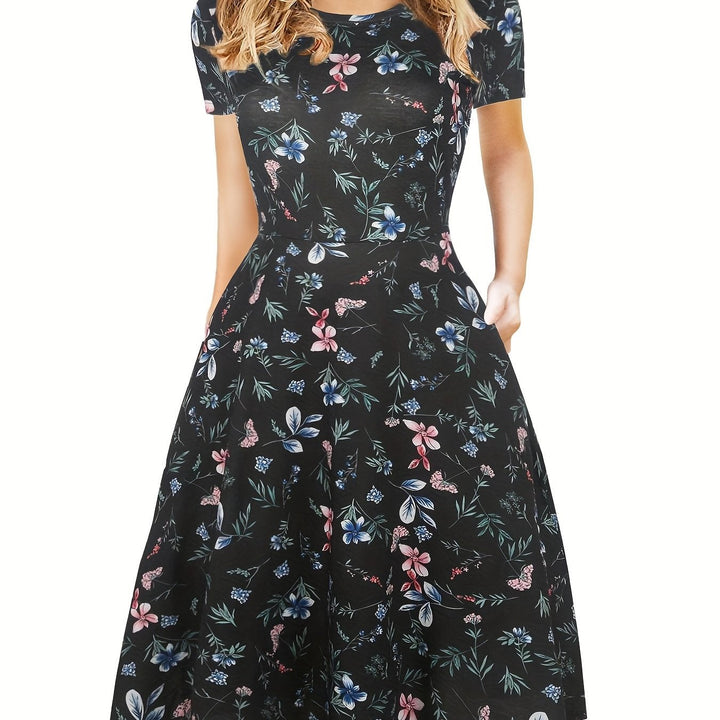 Isolde | Retro Summer A-Line Dress