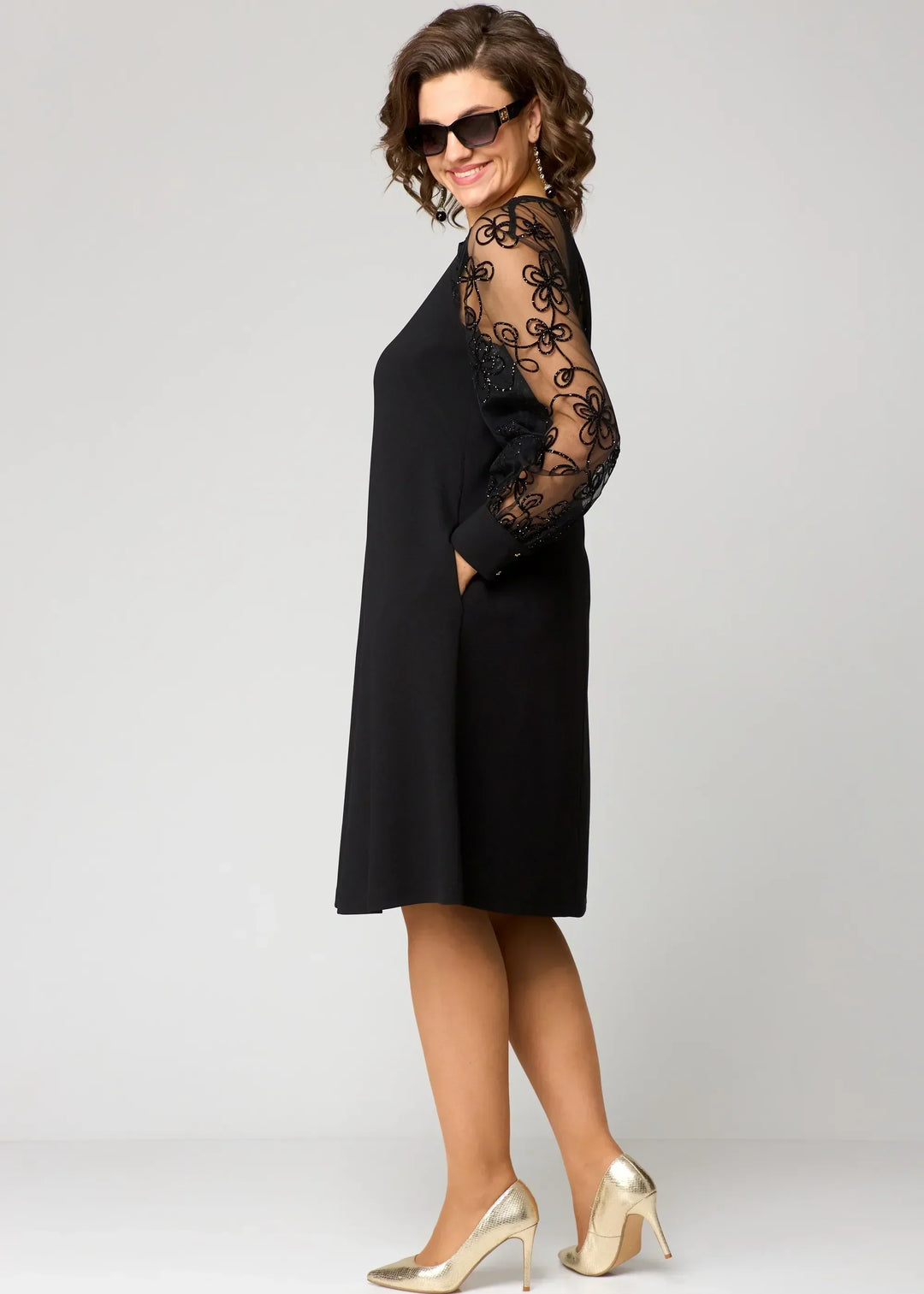 Elara | Lace A-Line Dress