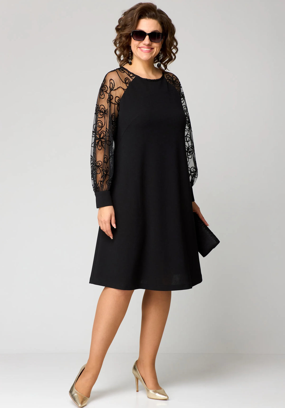 Elara | Lace A-Line Dress
