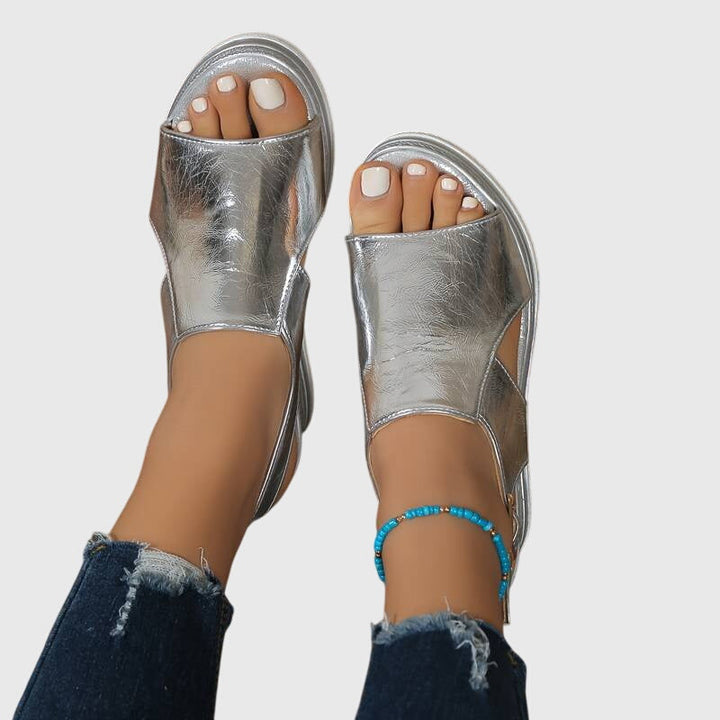 Selestine | Golden Drift Sandal