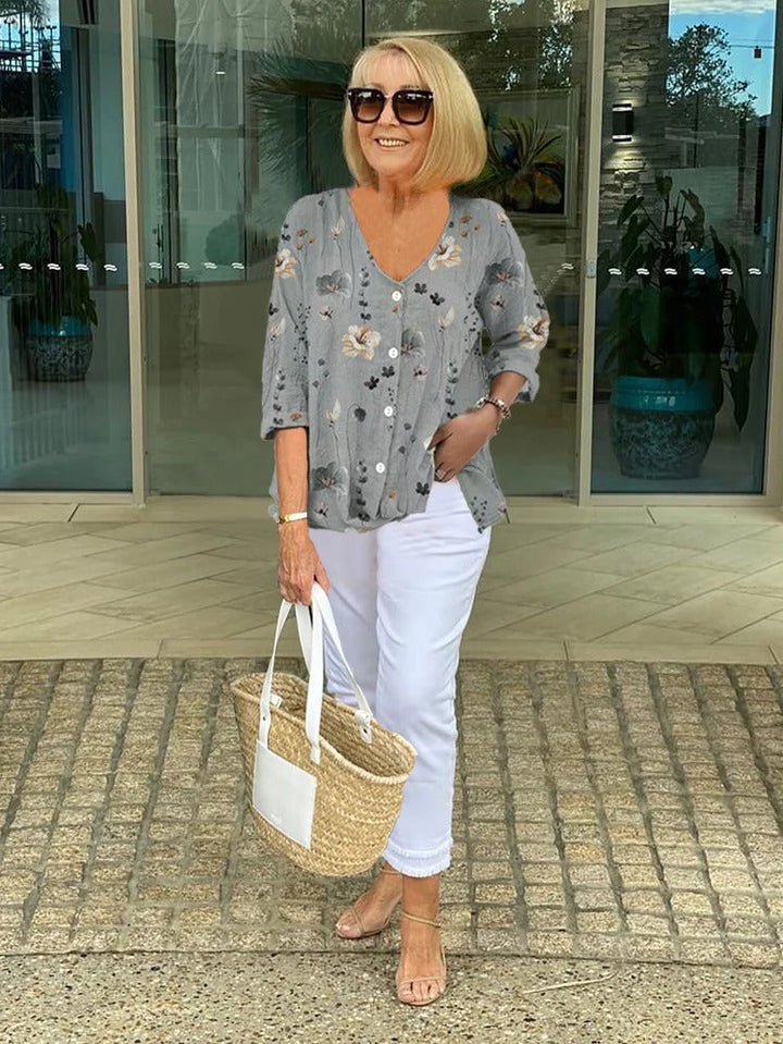 Nerina | Coastal Ease Blouse