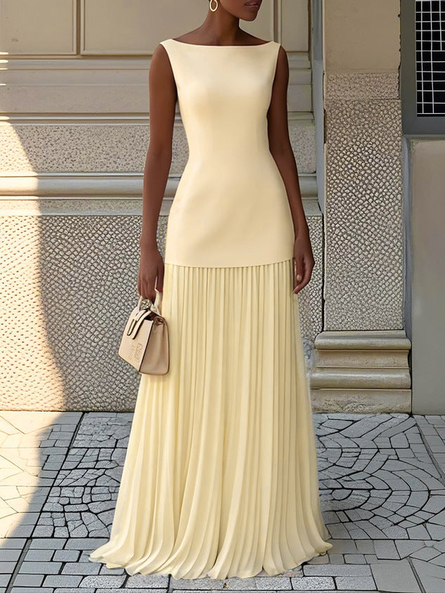 Seraphine | Pleated Evening Dress