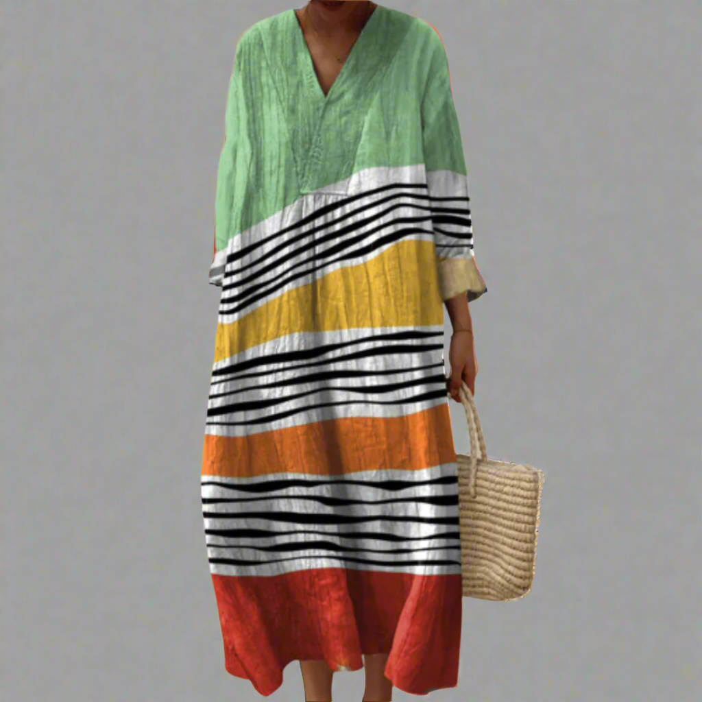Solène | Heritage Patchwork Dress