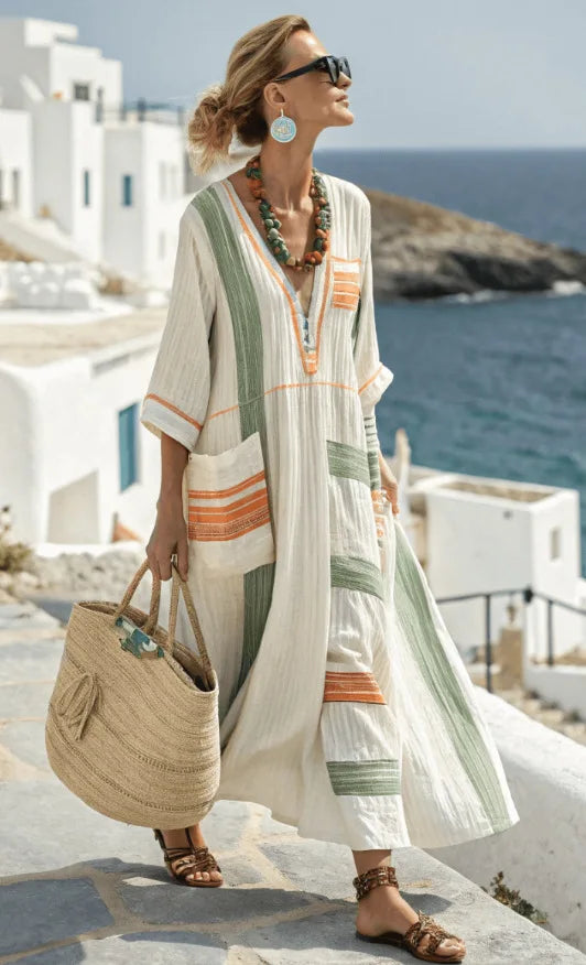 Serena | Flowing Kaftan Dress