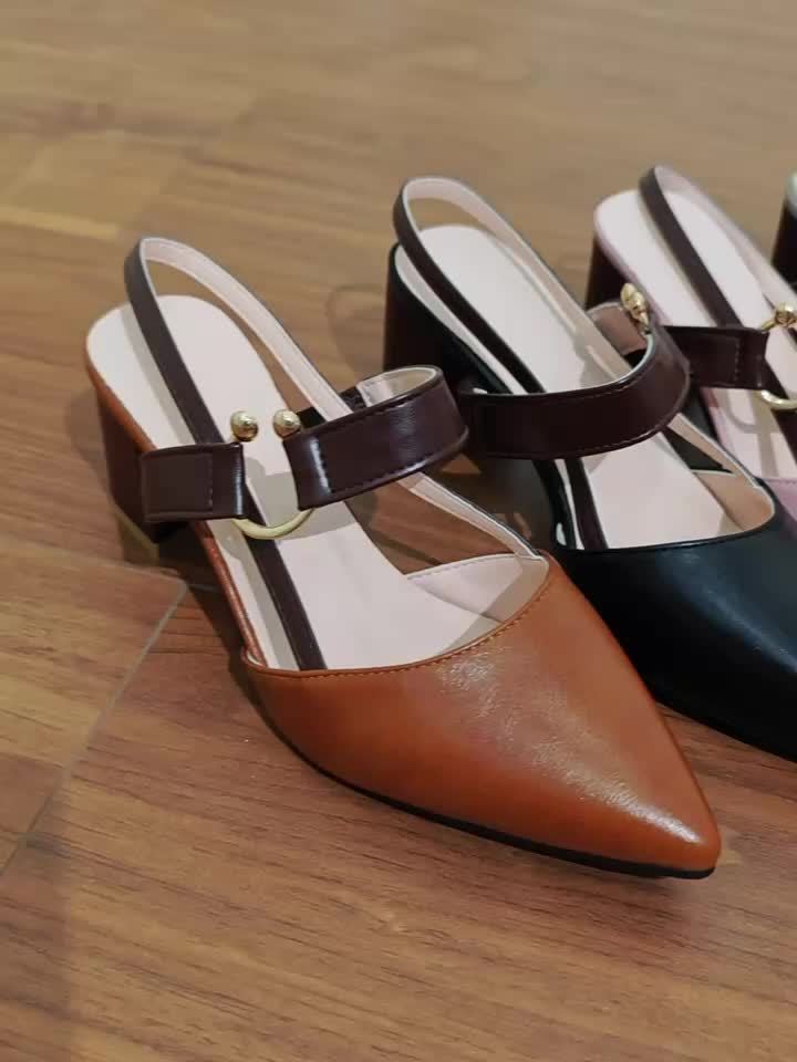 Clara Duet | Two-Tone Heeled Slingbacks
