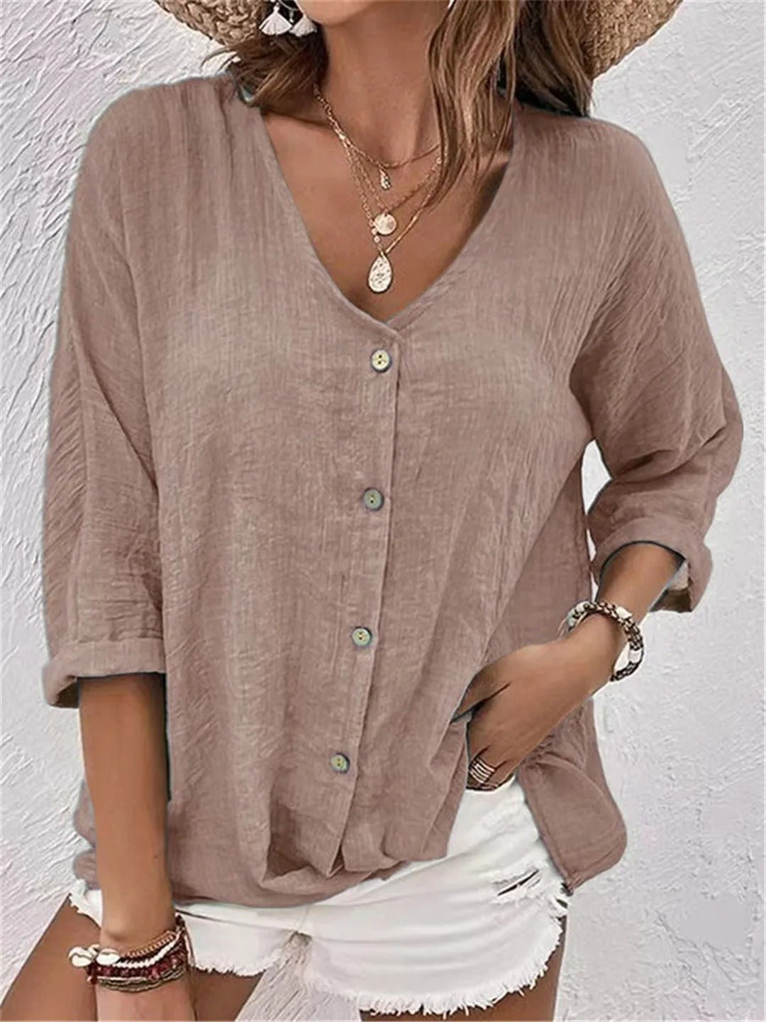 Lana | Lightweight Everyday Linen-Feel Top