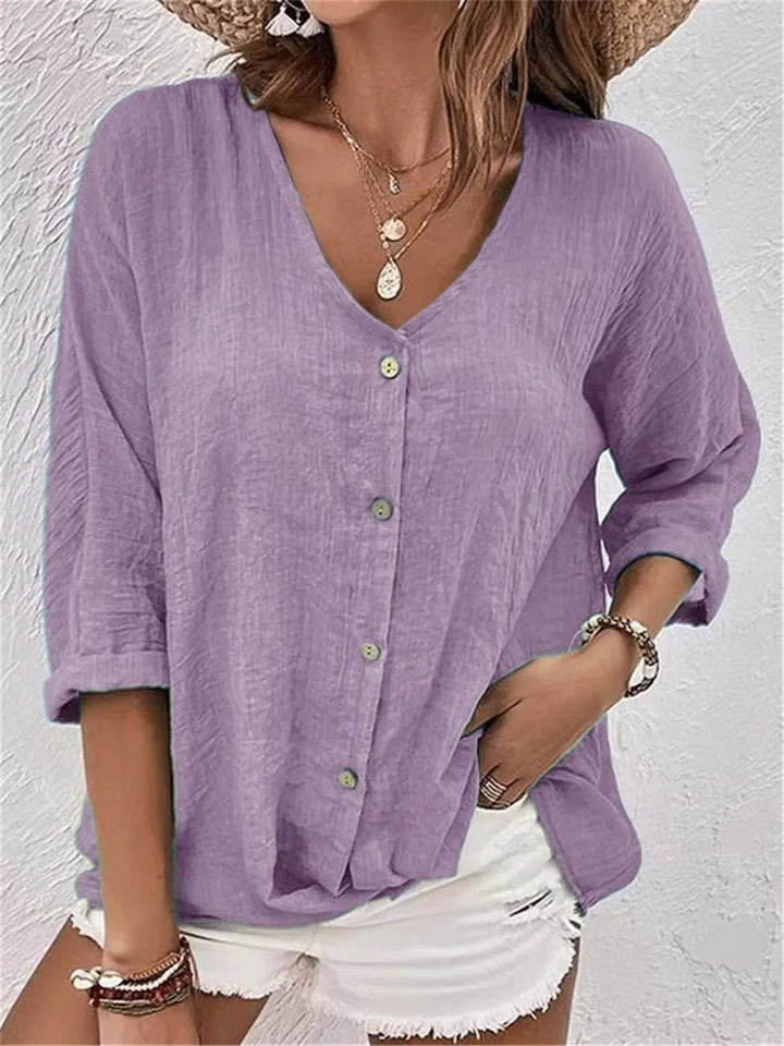 Lana | Lightweight Everyday Linen-Feel Top