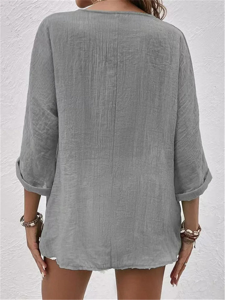 Lana | Lightweight Everyday Linen-Feel Top