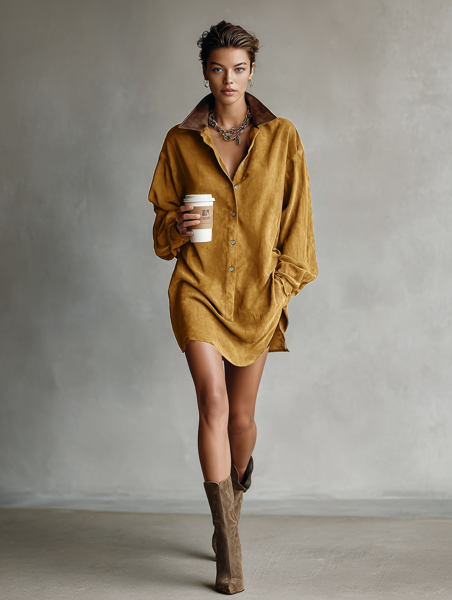 Liora | Wanderer Maxi Shirt Dress