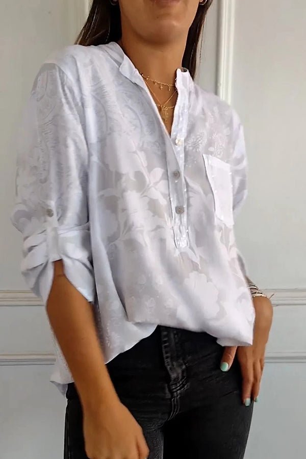 Sophie | Relaxed Sequin Lapel Top