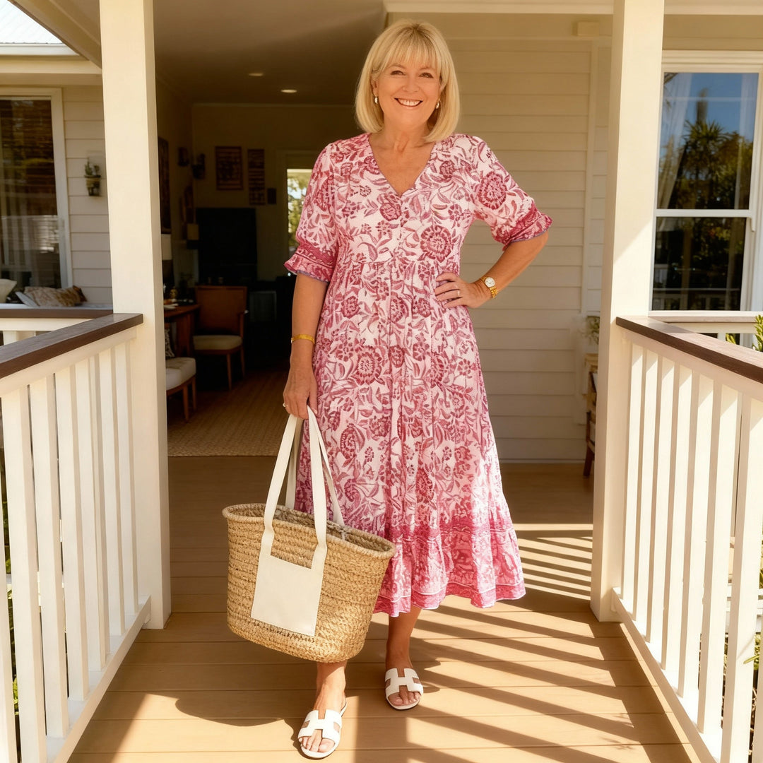 Eveline | Flowing Floral Maxi Dress