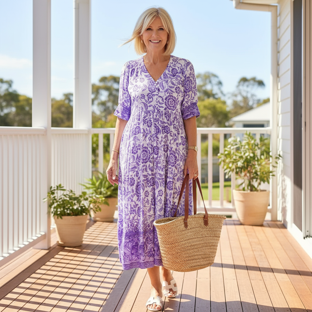 Eveline | Flowing Floral Maxi Dress