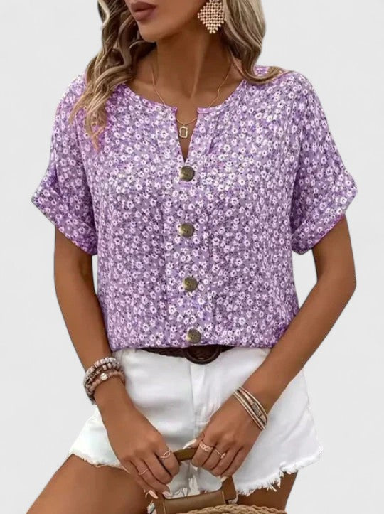Flora | Chic Floral Summer Top