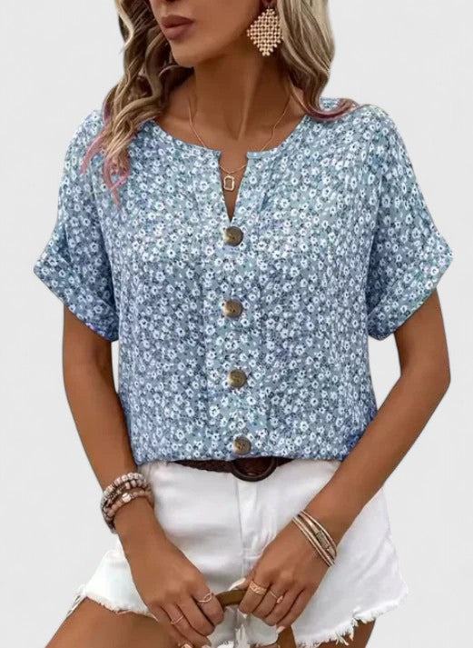 Flora | Chic Floral Summer Top