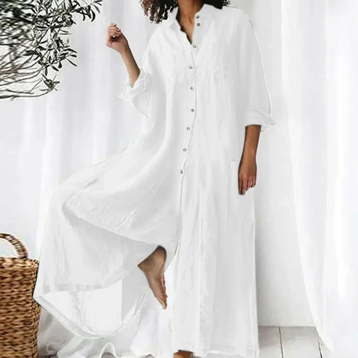 Celestine | Relaxed Button-Down Jumpsuit